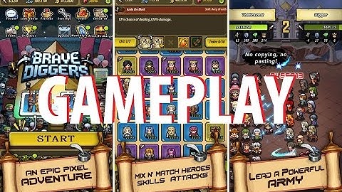 Brave Diggers Gameplay iOS / Android Video HD