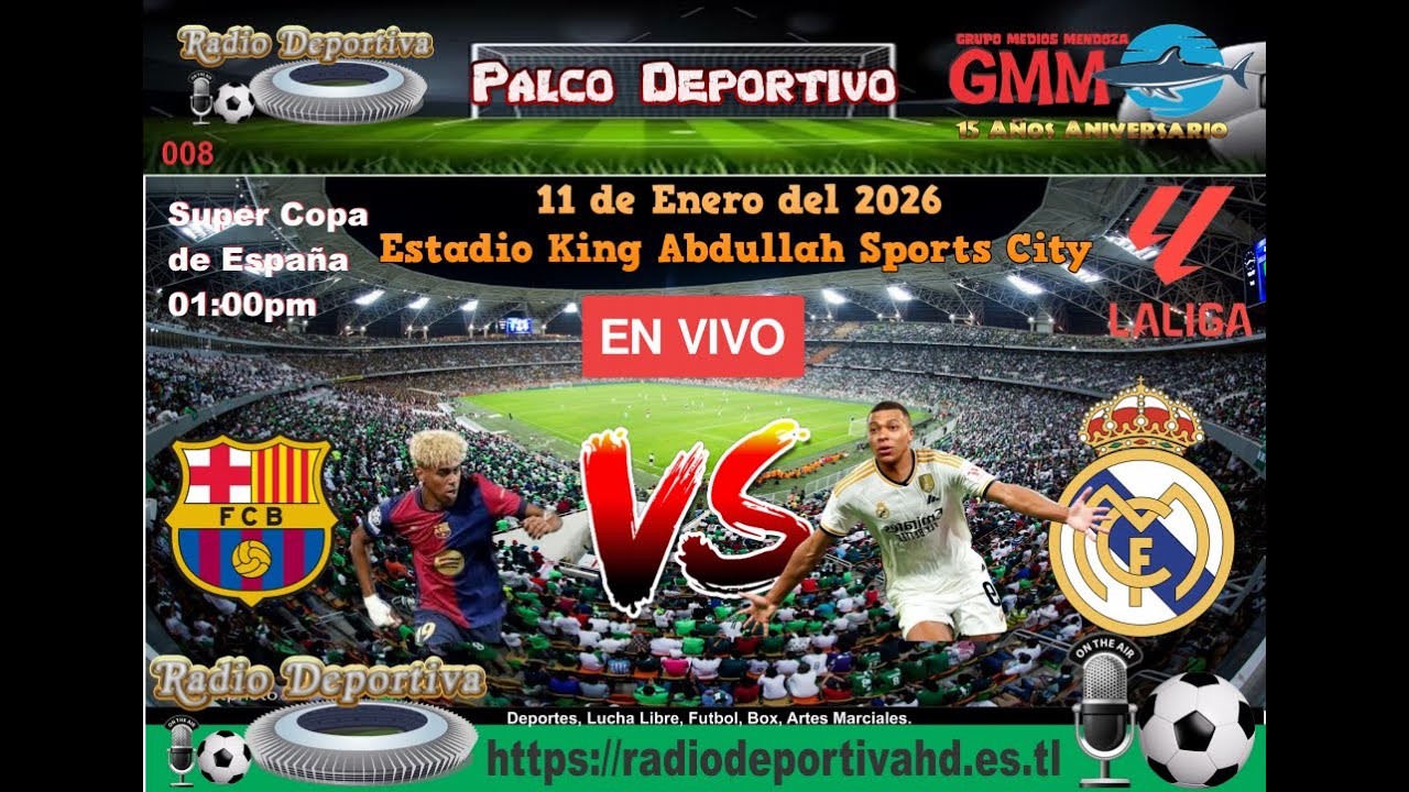 009 Real Madird vs Barcelona En Vivo | Super Copa de España | Liga ...