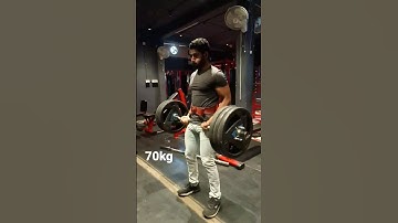 70kg Bicep cheat curl.            #shorts #biceps