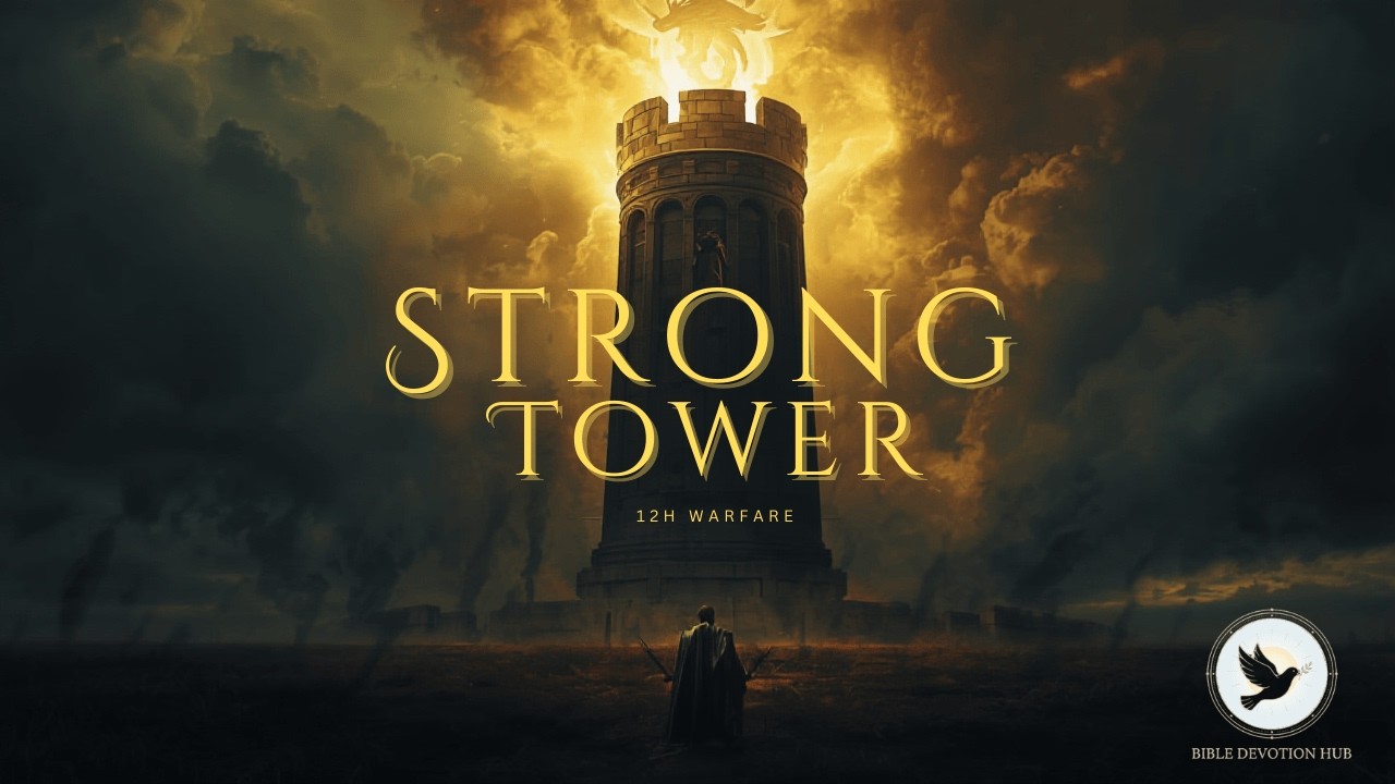 Strong Tower — 12 Hours Prophetic Warfare & Prayer Instrumental | Proverbs 18:10