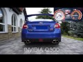 Subaru WRX STI 2015 - INVIDIA Q300 vs STOCK EXHAUST