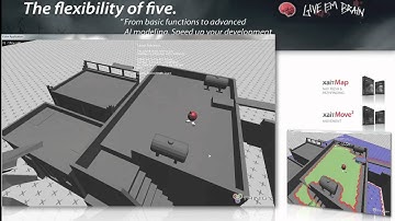 xaitment shows its Trinigy vForge integration of xaitMap & xaitMove for unit movement