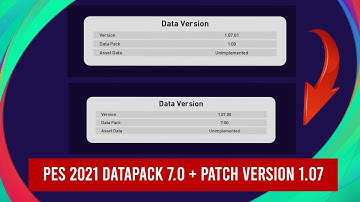 PES 2021 DATAPACK 7.0 + PATCH VERSION 1.07 (FIX UNABLE TO LOAD BECAUSE DATA FROM DIFFERENT VERSION)