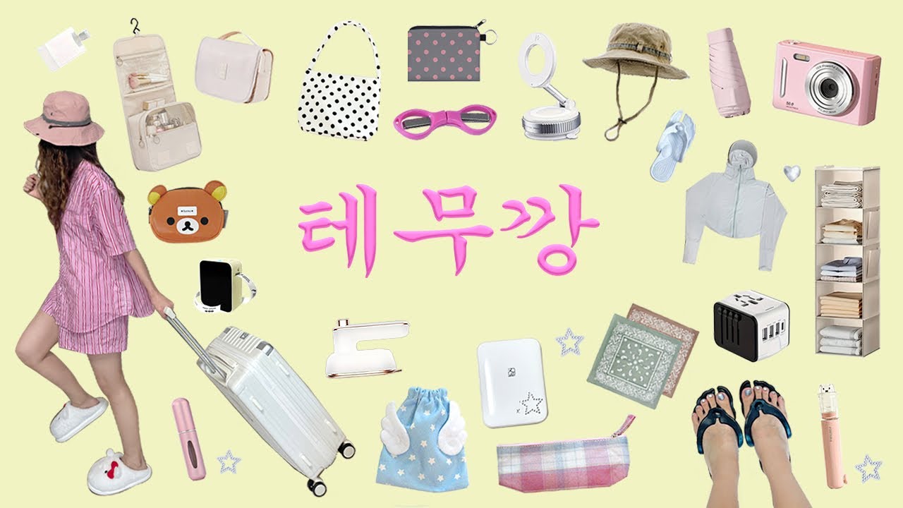 테무깡📦싸다 싸‼️30만원치 성공템(여행꿀템,강추 캐리어,디카,라벨기,도트가방)