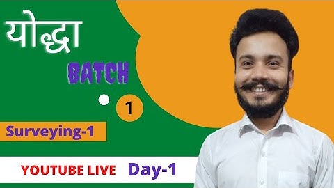 Surveying-1 | Revision Class | Polytechnic Civil Engineering 4th semester | Yodha Batch | Day-1