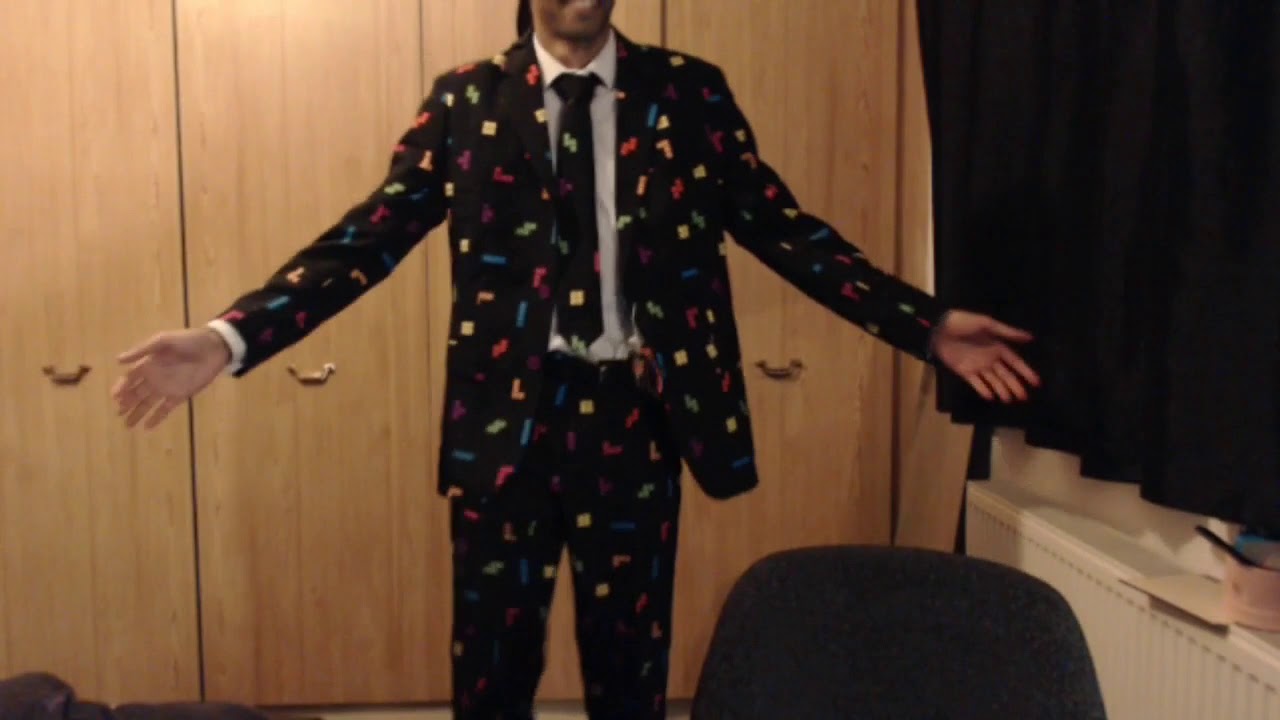 The infamous Tetris Suit!