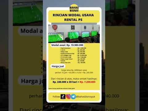 Rincian modal usaha