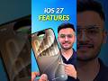 Day 141/365 iOS 27 Features | ios 27 features in hindi | ios 27 new features | ios 27 update #ios27