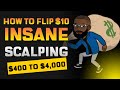 How To Grow $5, $10, $100 | Any Small Account! | INSANE $400 TO $4,000 Flip On BTC | Full Breakdown