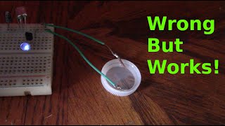 Crazy Simple Water Powered LED Flasher!