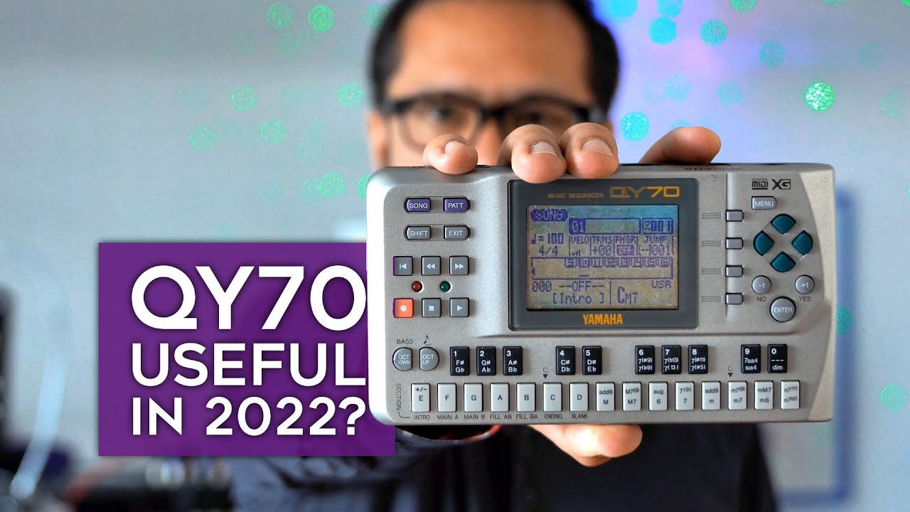 Yamaha QY 100 - the mini synthesizer workstation you were looking