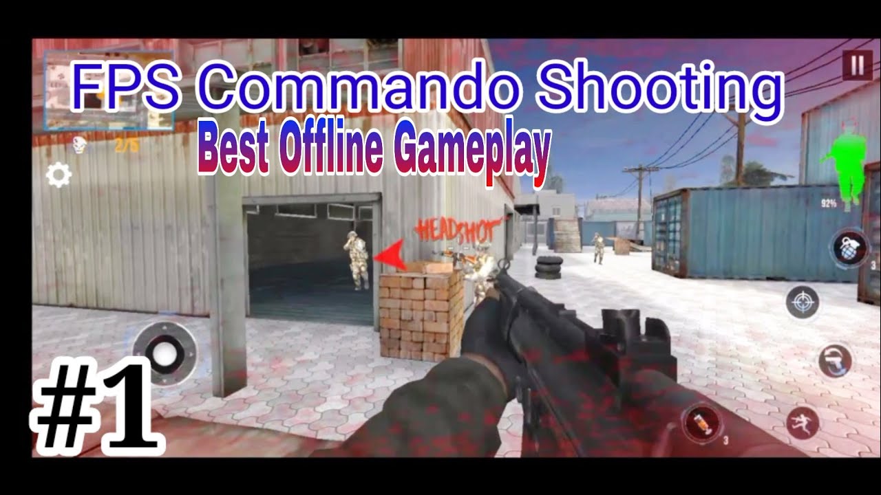 FPS Commando Shooting Games 2020 II New Android Gameplay II Kispin Gamer