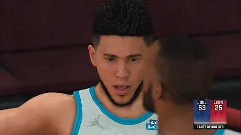 (4K) 2022 NBA All Star Game Team LeBron vs Team Durant from Cleveland NBA 2K22 (New Uni's & Lineups)