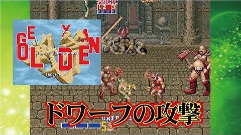 Golden Axe ゴールデンアックス バイキング Arcade cheat アーケード チート