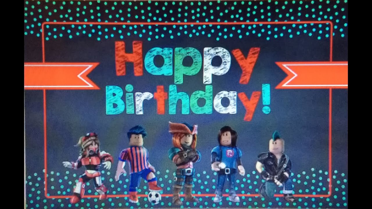 Happy Birthday Song Roblox Version Youtube - roblox font happy birthday