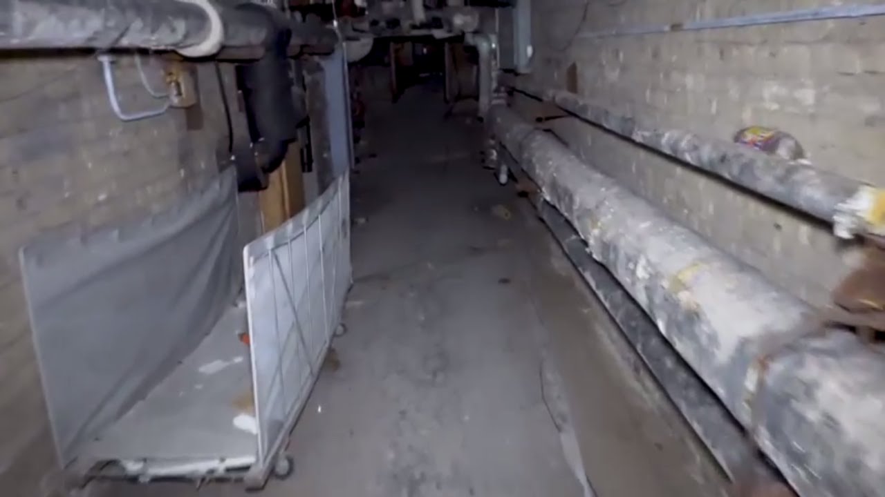 Exploring Abandoned Hospital with Underground Tunnels at Night YouTube