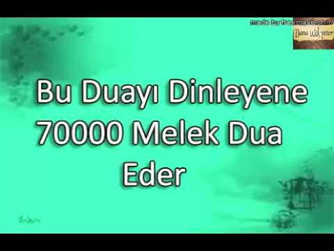 Bu Duayı Dinleyene 70 000 Melek Dua Eder Mutlaka Dinleyin