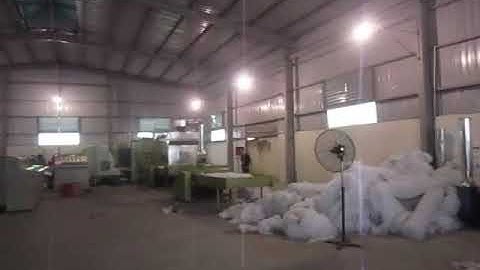 PWJM-1 Production line of spray bonded wadding and glue free waddings