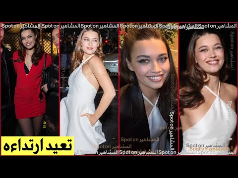 افرا ساراتش اوغلو تفاجئ الجميع فستانها الأحمر من عيد ميلادها في حفل بالنسياغا فستان انفصالها من مارت