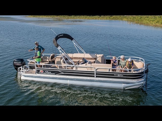 SUN TRACKER Boats: FISHIN' BARGE 24 DLX Fishing Pontoon 