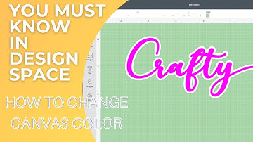 How to CHANGE CANVAS COLOR in Design Space