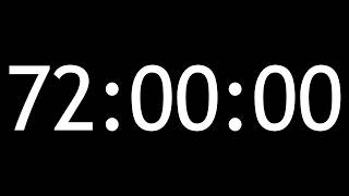 72 Hour Countup Timer