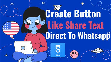 How To Create  Direct Text Share To The Whatsapp Button In SketchWare |Hindi|Androidbulb