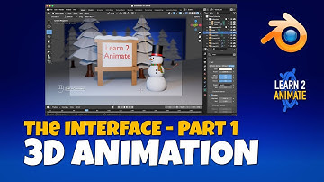 Winter Scene 01: The Interface, Blender 3.1 - Course Part 01
