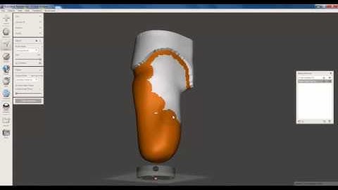 Make a Transtibial Socket in Meshmixer 1
