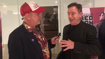 JASON ISAACS TALKS PLAYING SUPERMAN AT THE HOLLYWOOD WORLD PREMIERE OF SUPERMAN: RED SON