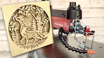 Fox shadowbox - scroll saw project