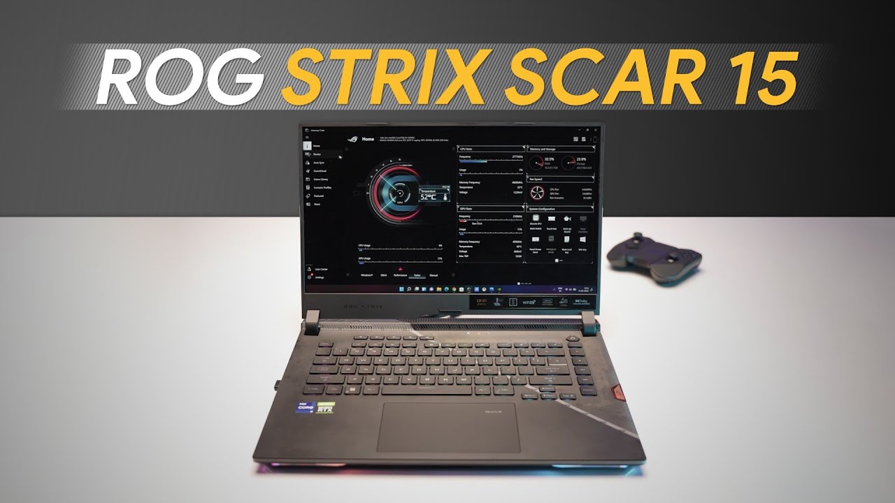 ⁣ASUS ROG Strix Scar 15 (2022): For Hardcore Gaming!