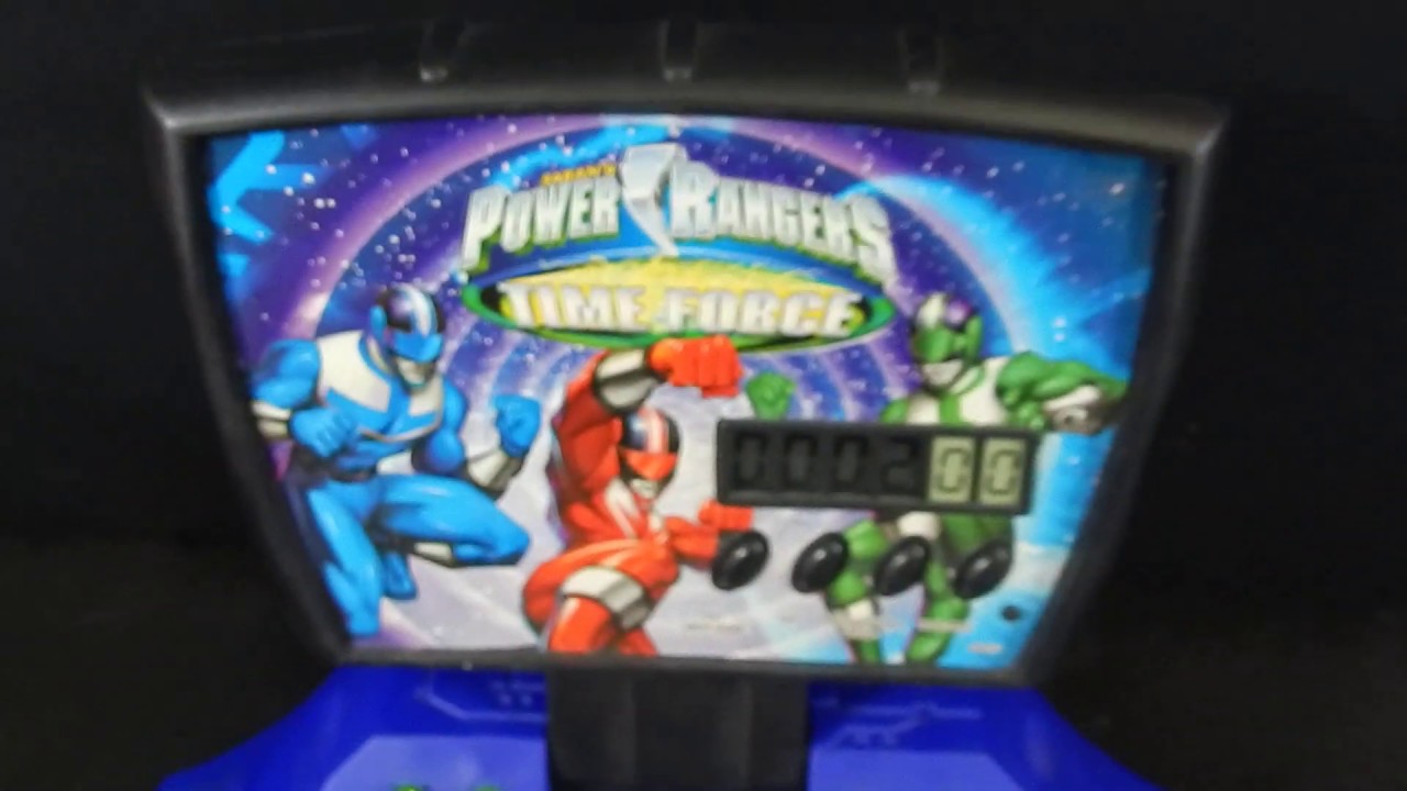 SABANS POWER RANGERS TIME FORCE TABLETOP PINBALL MACHINE GAME ...
