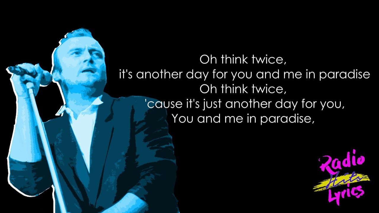 Phil Collins - Another Day in Paradise (Lyrics) 