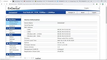 VGIS49 - EnGenius EWS660AP | Menu, Update, Setting | Mr OpreX