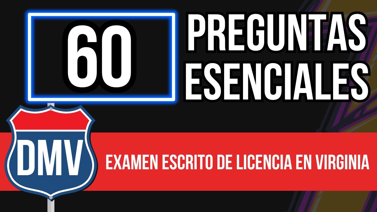 Examen Escrito Para Licencia De Conducir En Virginia (2026 DMV) - YouTube