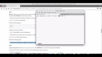 How To Configure Online Failover/Failback on CentOS 6 Using Heartbeat