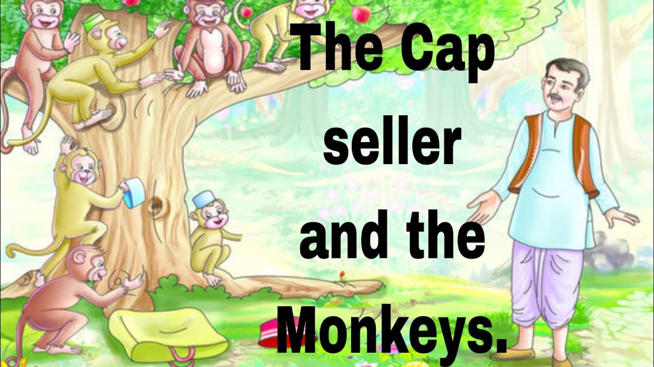 The Cap Seller and The Monkeys|| Moral story for kids || Learning Story for kids||Lil Champs world||