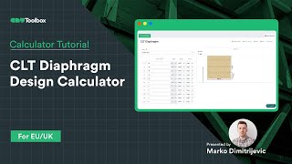 CLT Diaphgram Design Calculator (EU & UK)