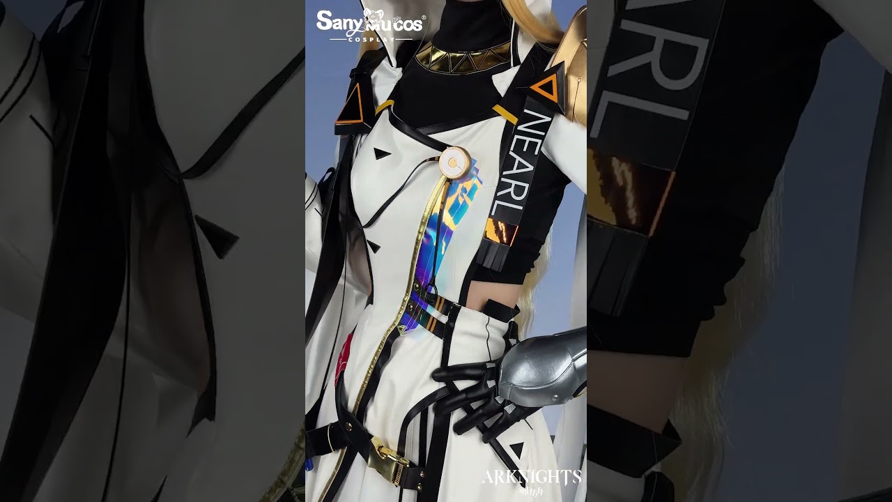 Arknights Nearl the Radiant Knight cosplay costume premium edition show💛 #sanymucos #costume