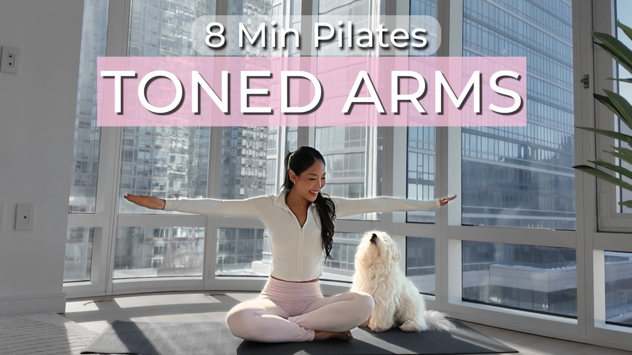 8 MIN Arm Toning Pilates Workout for Slim & Sculpted Arms