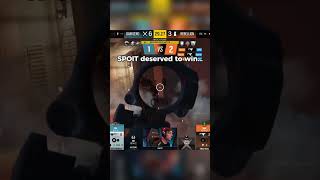 unlucky for him fr #r6klippin #blast #r6 #game #rainbowsixsiegeclip #r6clips #shorts #shortvideo