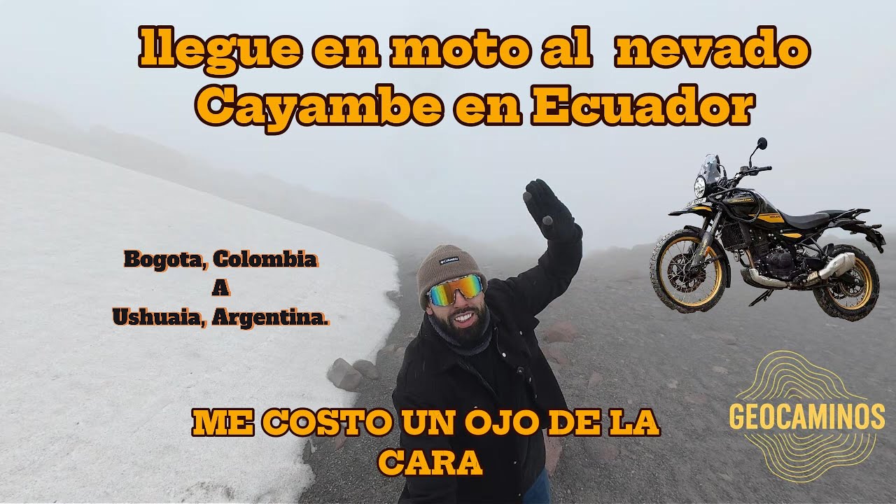 HIMALAYAN 450 EN CAYAMBE, ECUADOR | EL PRECIO REAL DE VIAJAR EN MOTO