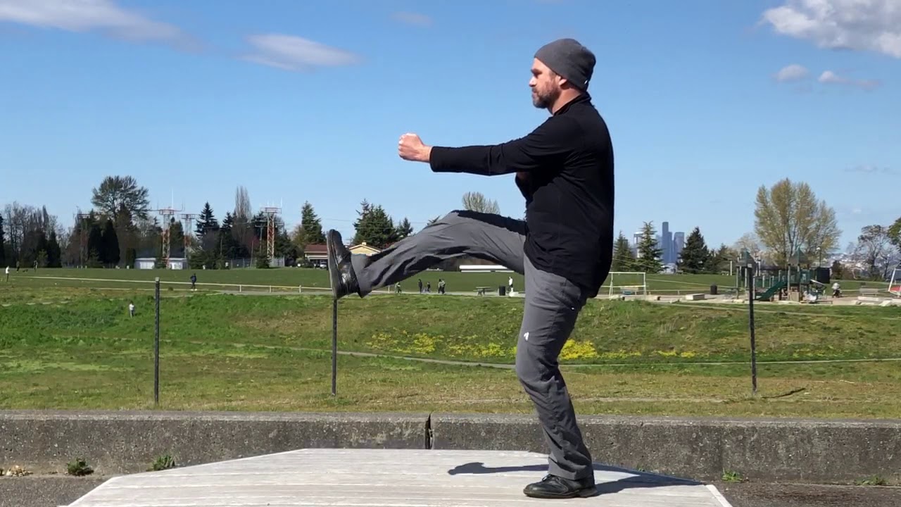 Punching Kicking Stepping Turning Drill YouTube