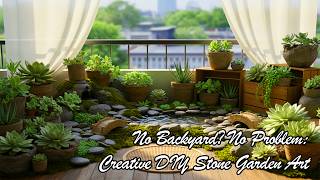 No Backyard? No Problem: Creative DIY Stone Garden Art for Tiny Outdoor Corners | Garden Corner DIY