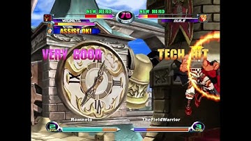 MvC2: TheFieldWarrior - Guile Tech Hit then Air Throw 85% Sequence .:11.4.23:.