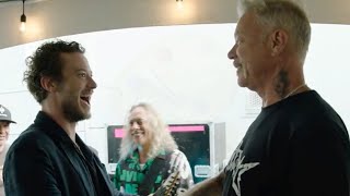 'Stranger Things' Joseph Quinn Meets Metallica