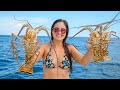 DIVING for LOBSTERS! CATCH Clean & COOK!- Florida's BEAUTIFUL Reefs!