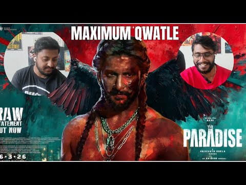 The Paradise Glimpse : RAW STATEMENT - Kannada | Nani | Srikanth Odela | Anirudh | SLV Cinemas