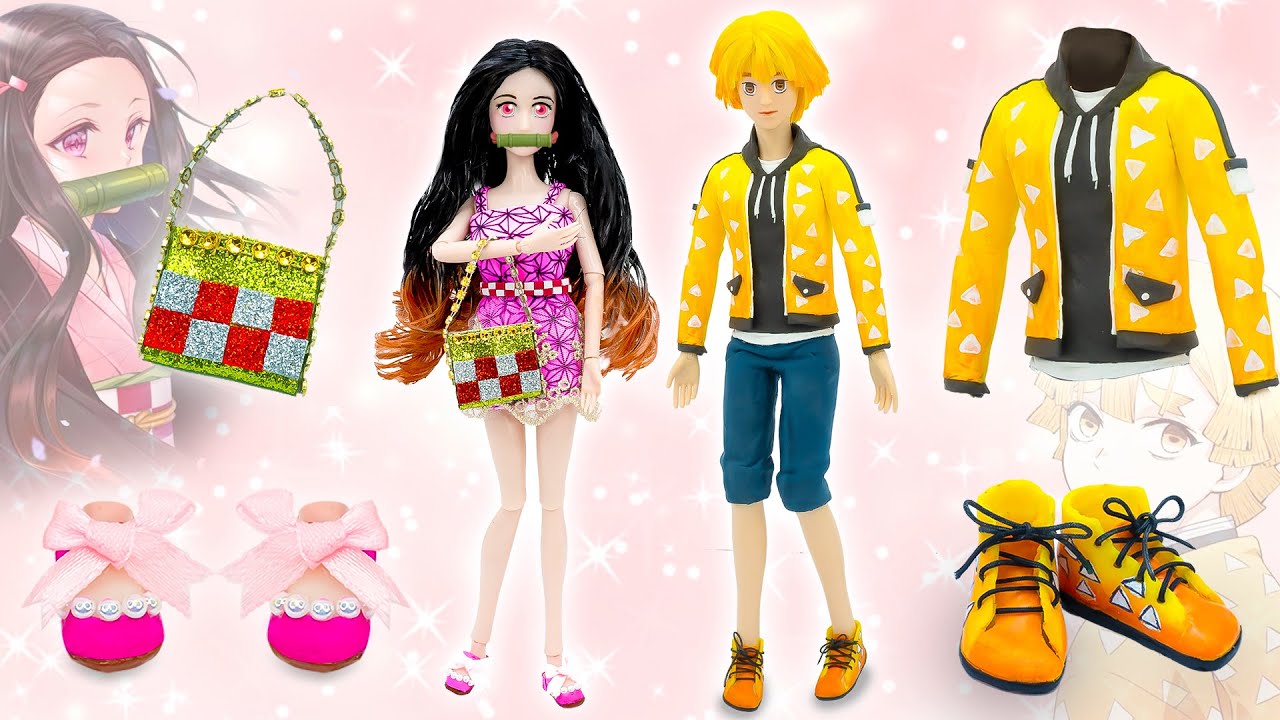 [Кимэцу но Яиба] Трансформируйся с помощью глиняной одежды ✨ Незуко Камадо, простая одежда Зеницу Аг